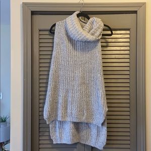 Grey Tank Top Sweater Vest
